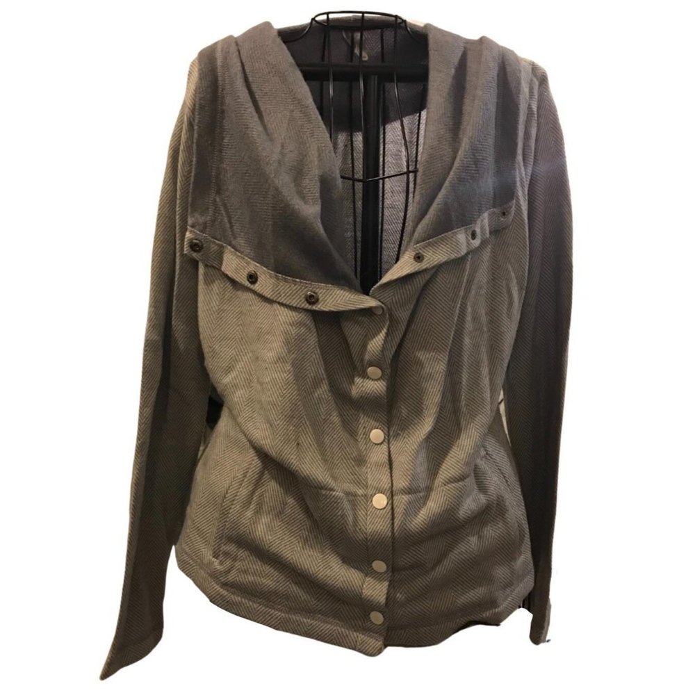 Mondetta Cowl Neck Grey Light Jacket